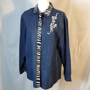 Morgan Cole "Cat" Women's Denim Shirt